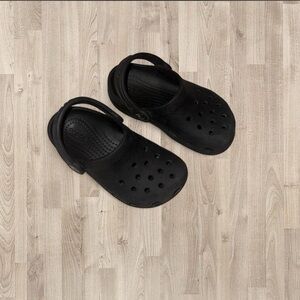 CROCS Kids Black Slides